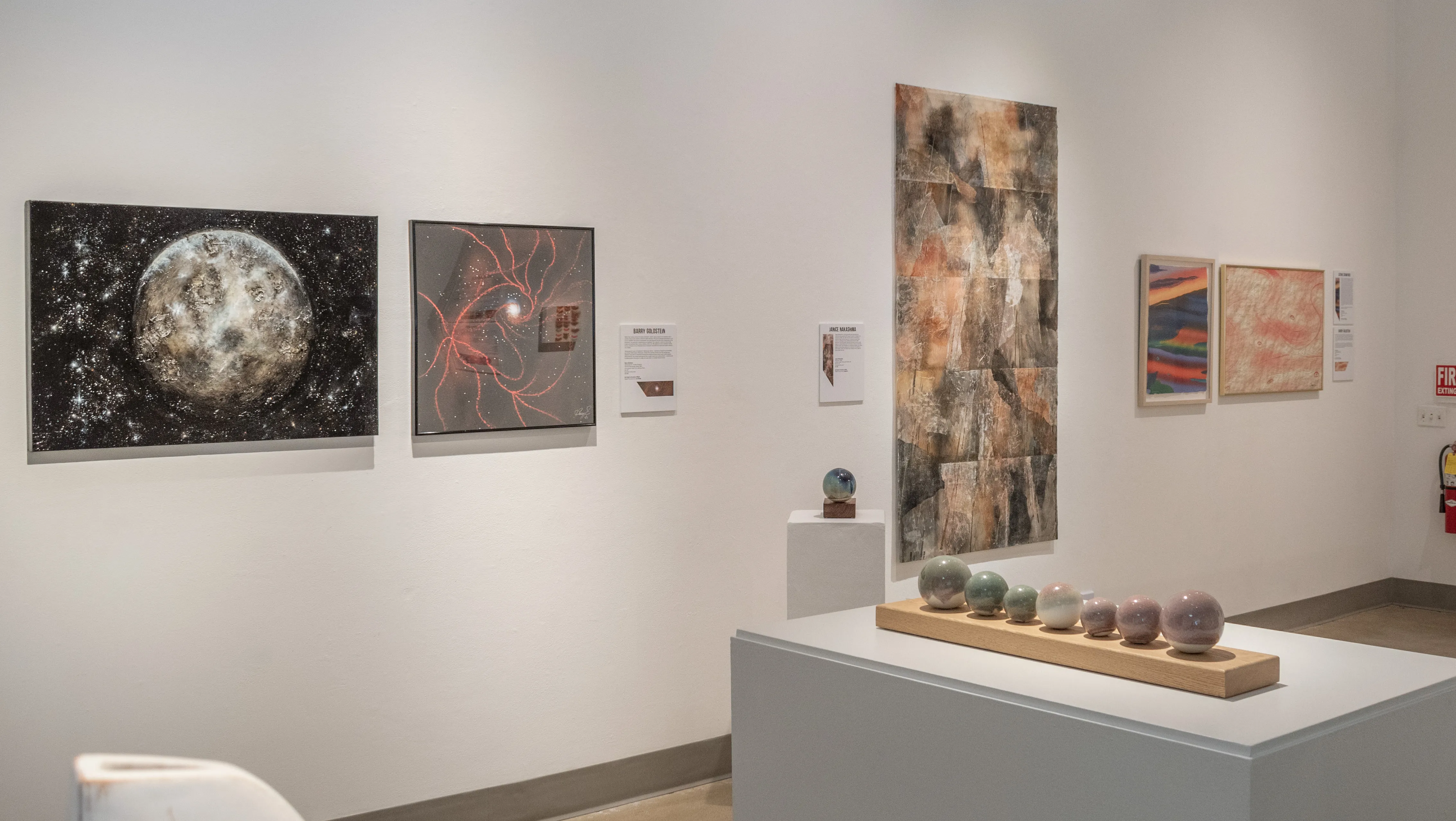 Installation View, West Gallery, Ink & Clay 46 Exhibition, August 26, 2024 to November 14, 2024